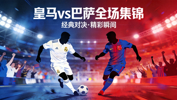 皇马对阵巴萨全场集锦封面图